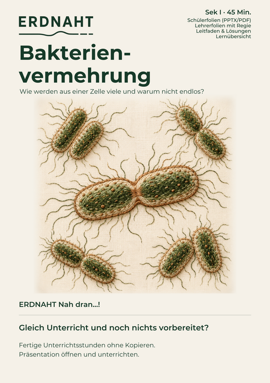 Bakterienvermehrung. Cover.