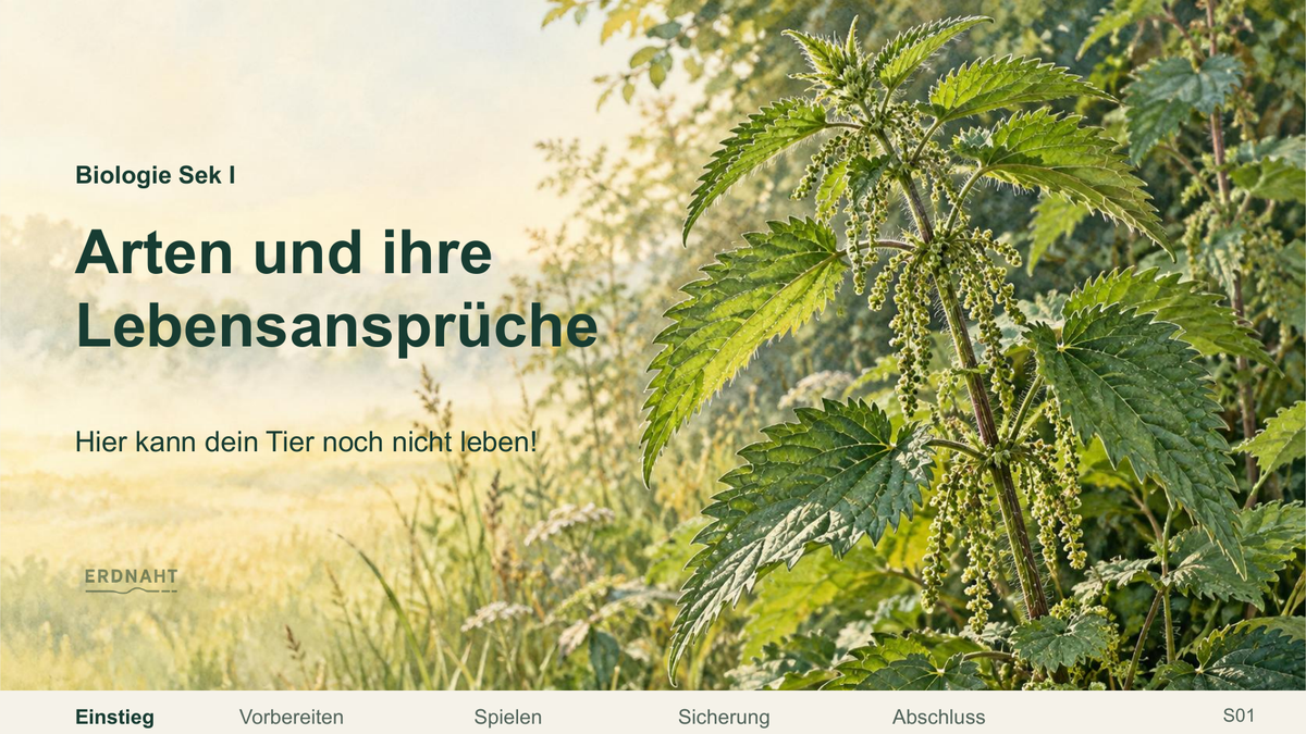 Arten und ihre Lebensbedingungen. Galerie 1.