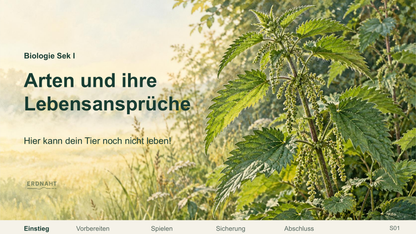 Arten und ihre Lebensbedingungen. Galerie 1.